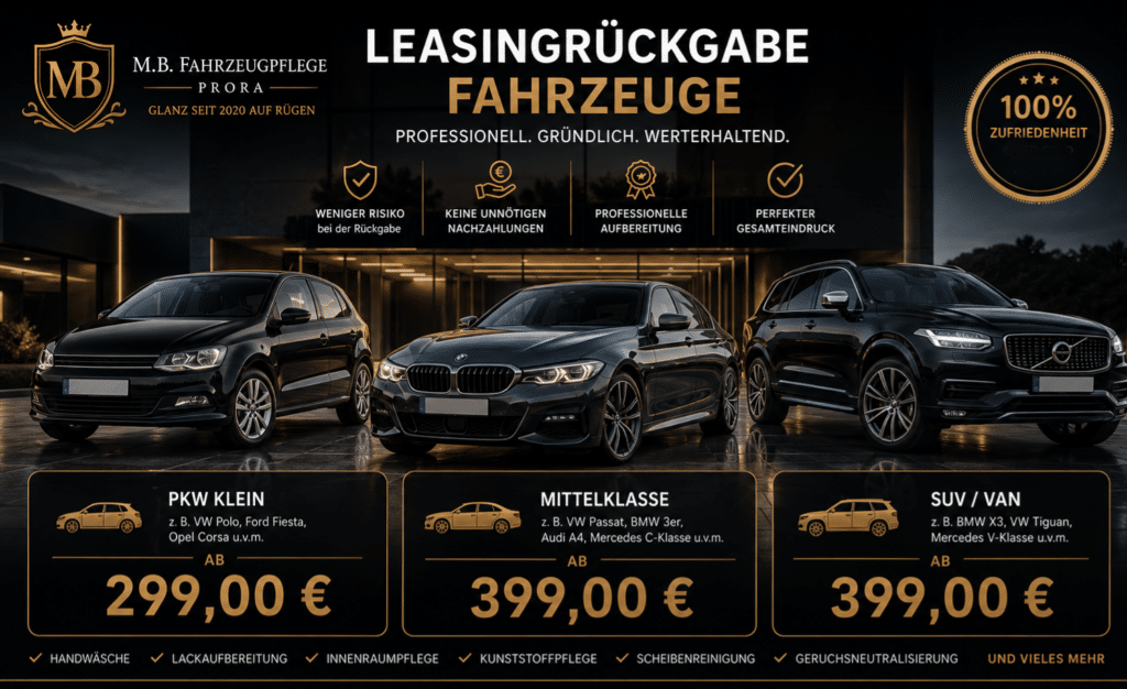 Leistungen bei Leasingrückgabe