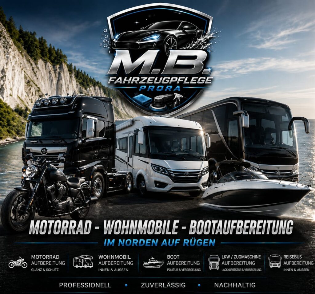 Aufbereitung für Autos Motorräder Wohnmobile und Boote